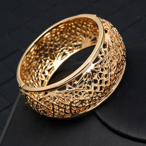 Moroccan Hollow Bracelet Open Wedding Jewelry
