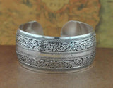 Yumfeel Tibetan Silver Bangles Vintage Bracelet for Women