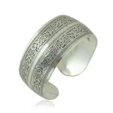 Yumfeel Tibetan Silver Bangles Vintage Bracelet for Women