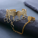 Copper Coin Baby Bangles Kids Dubai Jewelry Cuff Bracelet Ring Boys Children