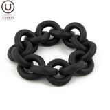 Rubber Bangles For Women Punk Leather Bracelet