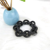 Rubber Bangles For Women Punk Leather Bracelet