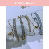 Adjustable Round Crystal Bracelet for Women