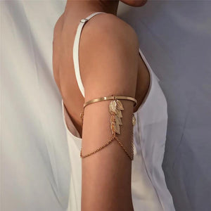 Boho Butterfly Shell Tassel Pendants Bracelets Bangles