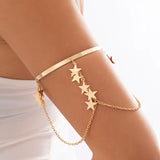 Boho Butterfly Shell Tassel Pendants Bracelets Bangles