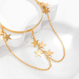 Boho Butterfly Shell Tassel Pendants Bracelets Bangles