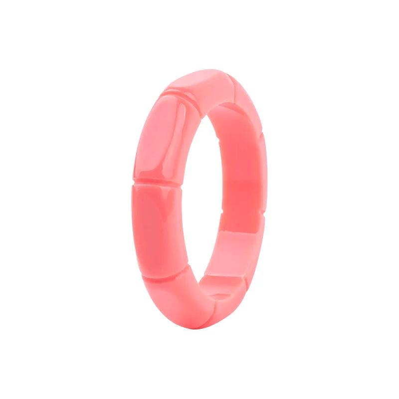 Geometric Bamboo Pattern Bangle for Women