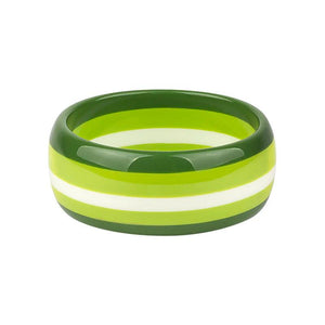 Colourful Stripe Acrylic Wide Bracelet Female Charm Party Jewelry
