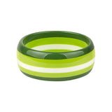Colourful Stripe Acrylic Wide Bracelet Female Charm Party Jewelry