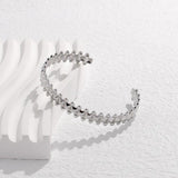316L Stainless Steel Irregular Cuff Bracelet for Women - Non-fading Jewelry