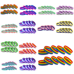 LGBT Pride Rainbow Pansexual Asexual Genderqueer Bracelet