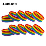 LGBT Pride Rainbow Pansexual Asexual Genderqueer Bracelet