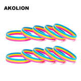 LGBT Pride Rainbow Pansexual Asexual Genderqueer Bracelet