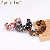 Bohemian Resin Cuff Wave Bracelet Bangle For Women
