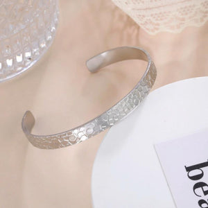 Skyrim Geometric Cuff Bracelet Stainless Steel Bangle Jewelry Gift