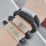 Women Charm Bangle Bracelets Jewelry 4 Colors