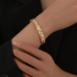 316L Stainless Steel Women's Bangles Geometric Shape Bangle