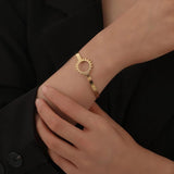 316L Stainless Steel Women's Bangles Geometric Shape Bangle