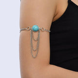 Bohemian Stone Arm Chain Bracelet Beach Harness Arm Jewelry