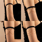 Bohemian Stone Arm Chain Bracelet Beach Harness Arm Jewelry