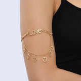 Bohemian Stone Arm Chain Bracelet Beach Harness Arm Jewelry
