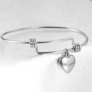 DIY Heart Charm Bracelet & Bangles For Women Jewelry Supplies