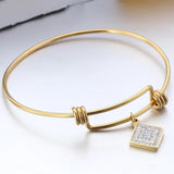 DIY Heart Charm Bracelet & Bangles For Women Jewelry Supplies