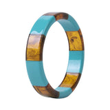 Colorful Acrylic Bracelet Bangles Wide Cuff Indian B