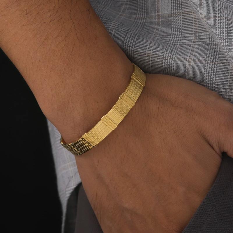 Skyrim Stainless Steel Cuff Bracelet Geometric Bangle Wrist Jewelry