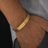 Skyrim Stainless Steel Cuff Bracelet Geometric Bangle Wrist Jewelry