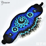 Ethnic Fabric Charm Bracelet For Friendship Bead Bangles Lady Man