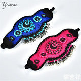 Ethnic Fabric Charm Bracelet For Friendship Bead Bangles Lady Man