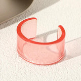 Colorful Transparent Charms Bangle Bracelets for Women