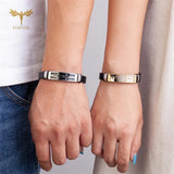 Christian Faith Cross Bracelets Stainless Steel Leather Wristband Jewelry