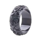 Colorful Resin Acrylic Flower Hand Bangle Bracelet With Charms