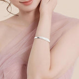 Stamped Bangles Peacock Bracelet Couples Holiday Gift