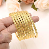 4pcs Ethiopian African Dubai Bracelet Party Wedding Ornament