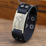 Skyrim Egyptian Eye of Ra Horus Udjat Leather Bracelet