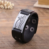 Skyrim Egyptian Eye of Ra Horus Udjat Leather Bracelet