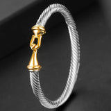 Stackable Bangle Cuff 316L Stainless Steel Bracelet