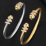 Stackable Bangle Cuff 316L Stainless Steel Bracelet