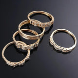 Middle East Crystal Arabic Bridal Cuff Bracelet
