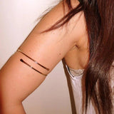 Adjustable Arm Cuff for Women Hip-pop Armlet Bangle Bracelet