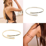 Adjustable Arm Cuff for Women Hip-pop Armlet Bangle Bracelet