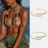 Adjustable Arm Cuff for Women Hip-pop Armlet Bangle Bracelet