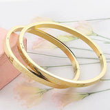 Stainless Steel Love Graphic Bangle for Woman Bracelet Gift