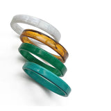 Japanese Multi-color Acrylic Resin Bangles Jade Bracelet