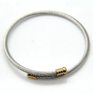Elegance Round Pulseiras Fine Jewelry Stainless Steel Bracelet for Women