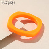 Geometric Acrylic Resin Bangles Green Bracelets for Women