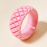 Geometric Vintage Bangle Bracelets for Women with Charm